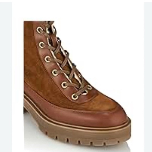 Brown Lace-Up Women's Boots Sam Edelman 8.5 - Picture 3 of 5